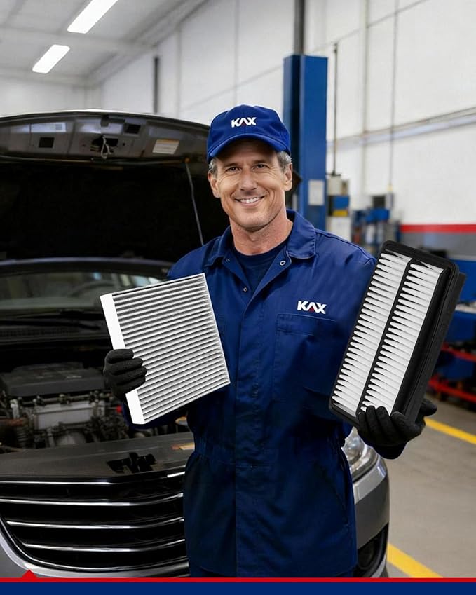 KAX Engine & Cabin Air Filter Kit, Replacement for Honda Odyssey 2018-2026, Acura TLX 2021-2025 2.0T, Replace# CA12061 CF11182