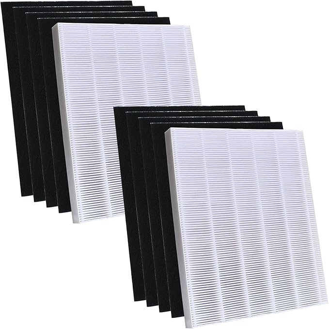 C545 Filter for Winix C545 Filter S, 2 Hepa Filter + 8 Activated Carbon Filters Part No. 1712-0096-00