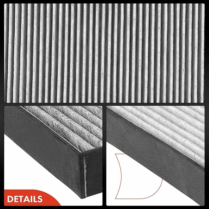 A-Premium 2-PC Cabin Air Filter with Activated Carbon Compatible with BMW 330i, 330i xDrive, X3, 430i, 430i Gran Coupe, 430i xDrive, 230i, X4, Z4, i4, M240i, M3 & Toyota GR Supra