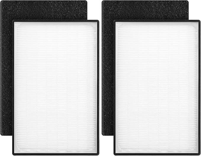 2 Pack A2 HEPA Replacement Filter Compatible with 3M Filtrete Room Air Purifier Models FAP-C02-A2, FAP-C03-A2, FAP-T03-A2, Part # 1150101