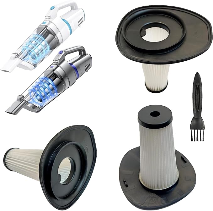 3Pack Hepa Filters Replacement Compatible with AHNR LT-156 and JONYJ LT-156 Handheld Vacuum Cordless, Washable and Durable Vacuum Filters.
