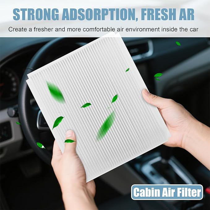 Engine Air Filter Replacement and 7C3Z-9601-A, FL3Z-19N619A Cabin Air Filter Set for Ford F150 2015-2023, for Ford Expedition 2018-2024, for Lobo 2016-2022