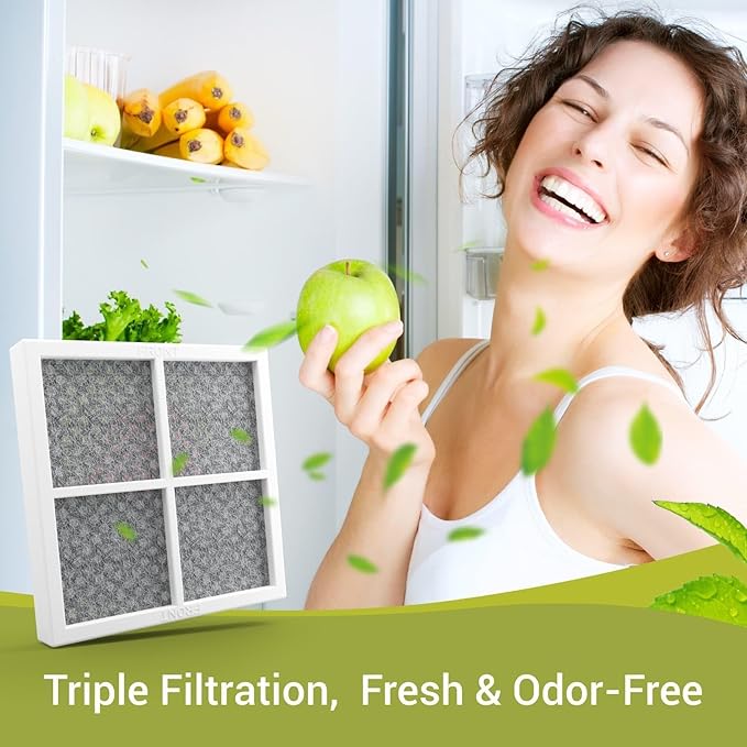 3-PACK LT120F Refrigerator Air Filter Replacement Compatible with LG Air Filter LT120F Kenmore Elite 46-9918 469918 9918 Replaces ADQ73214402 ADQ73214403 ADQ73214404 ADQ73334008