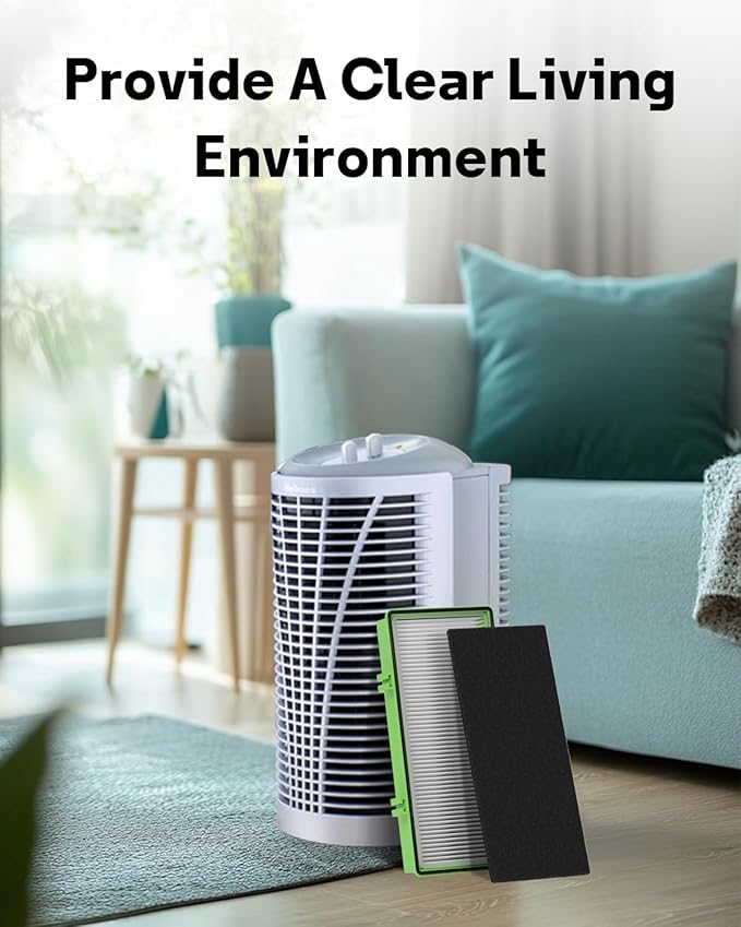 Leemone Aer1 Filter Replacement for Holmes Air Purifiers, 1 True HEPA Filters + 2 Carbon Booster Filters, HAPF30AT