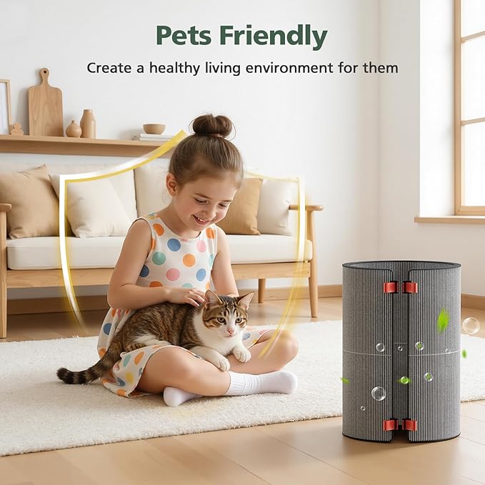 BP03 BP04 BP06 Activated Carbon Filter Compatible with Dyson Purifier Big + Quiet, For Models BP03, BP04, BP06, High-Efficient Carbon Filter for Smoke, Pet Odors, Wildfire, VOCs, Park# 972133-02/03
