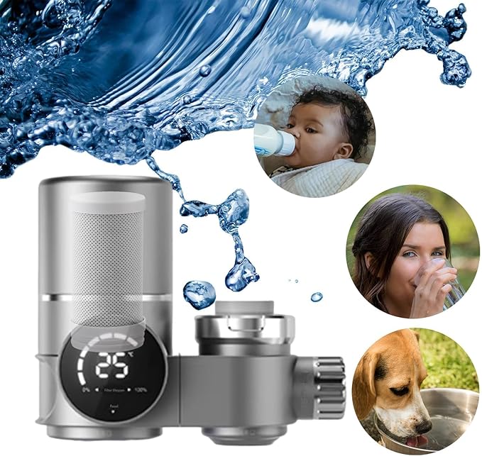 2 Pack Faucet Mount Water Filter Replacement for VICTEUT®, AQUSOFT®, BLINGARTY®, HOMELODY®, KZU®，Reduces Lead, Chlorine, Heavy Metals, Filters 70 Contaminants, Purifies 780 Gallons of Water