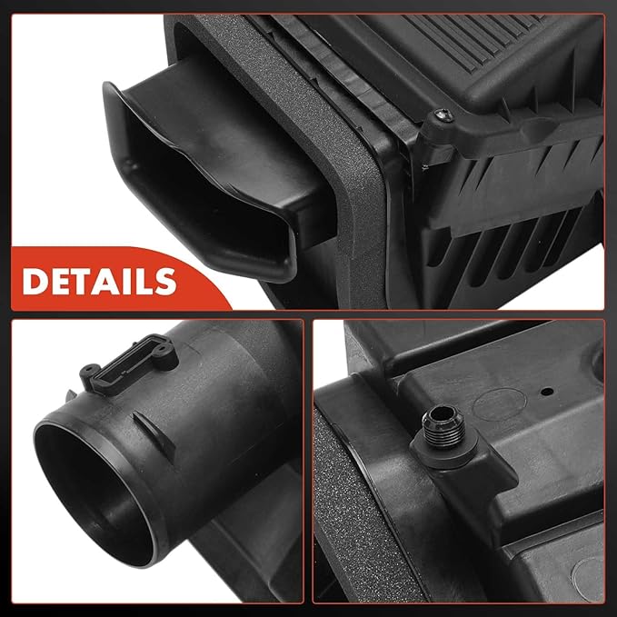 A-Premium Engine Air Filter Cleaner Box Housing Compatible with Chevy, GMC & Cadillac Models - Silverado 1500 2014-2019, Suburban, Tahoe, Savana 1500 2500 3500, Sierra, Yukon, Escalade