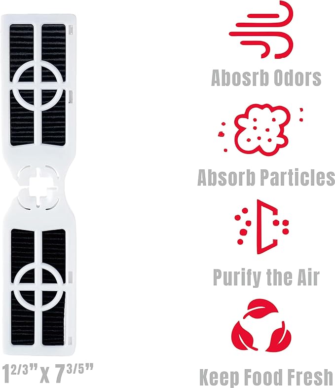 AF-2 Replacement Compatible with for Frgpaaf2 Air Filter for Eventemp with Pureair for Frigidaire Gallery Refrigerator Air Filter Replacement RAF-2 Activated Carbon (3)