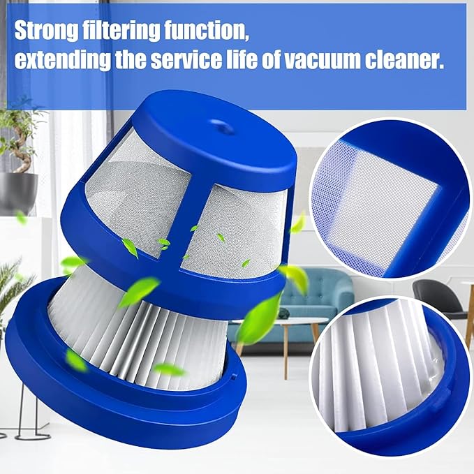 4 Pcs HEPA Filter Accessories for Eufy HomeVac H11 and H11 & H20 Cordless Handheld Vacuum Cleaner