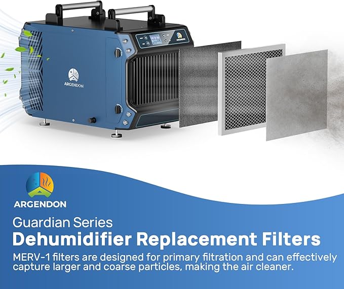 ARGENDON MERV-1 Filter Replacement for Crawl Space Dehumidifier-Guardian60/60P/85P-1pack