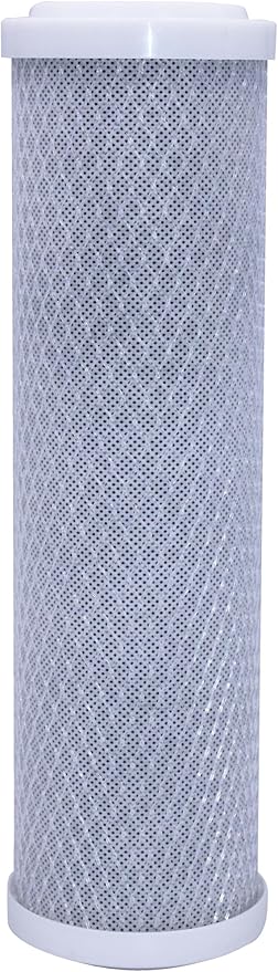 PureT HQCBC-10-0.5, 10x 2.5" Coconut Carbon Block Filter - NSF Certified - Cononut Shell Activated Carbon removes Chlorine, Dirt and More (.5 u Micron Rated)