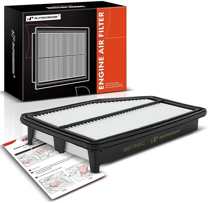 A-Premium Engine Air Filter Compatible with Honda CR-V CRV 2015 2016, L4 2.4L, Replace# 172205LAA00