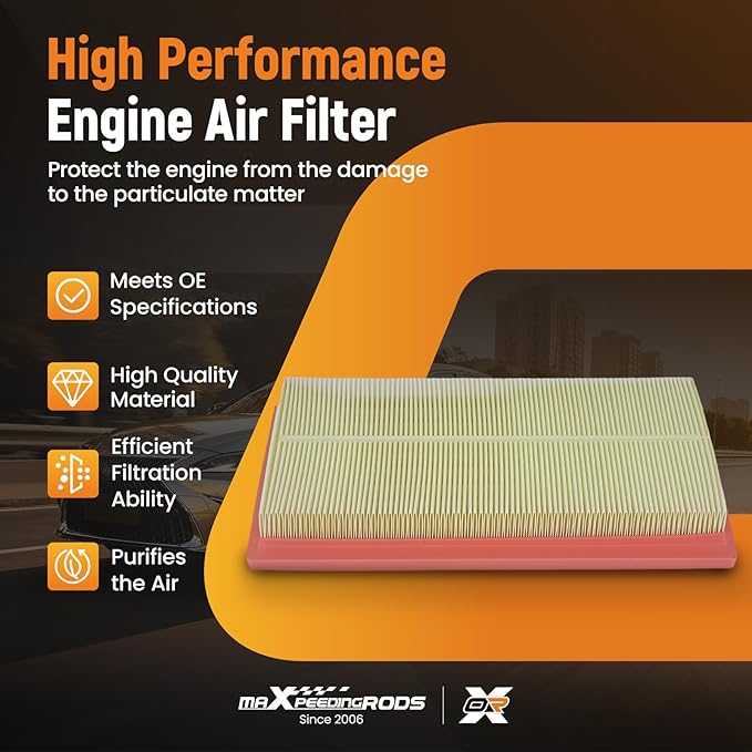maXpeedingrods CA12289 Engine Air Filter for Lexus ES300h, NX350h, NX450h+, RX350h, for Toyota Camry, Corolla, Crown, Highlander, RAV4, Replacement for PA99265 16546AA170