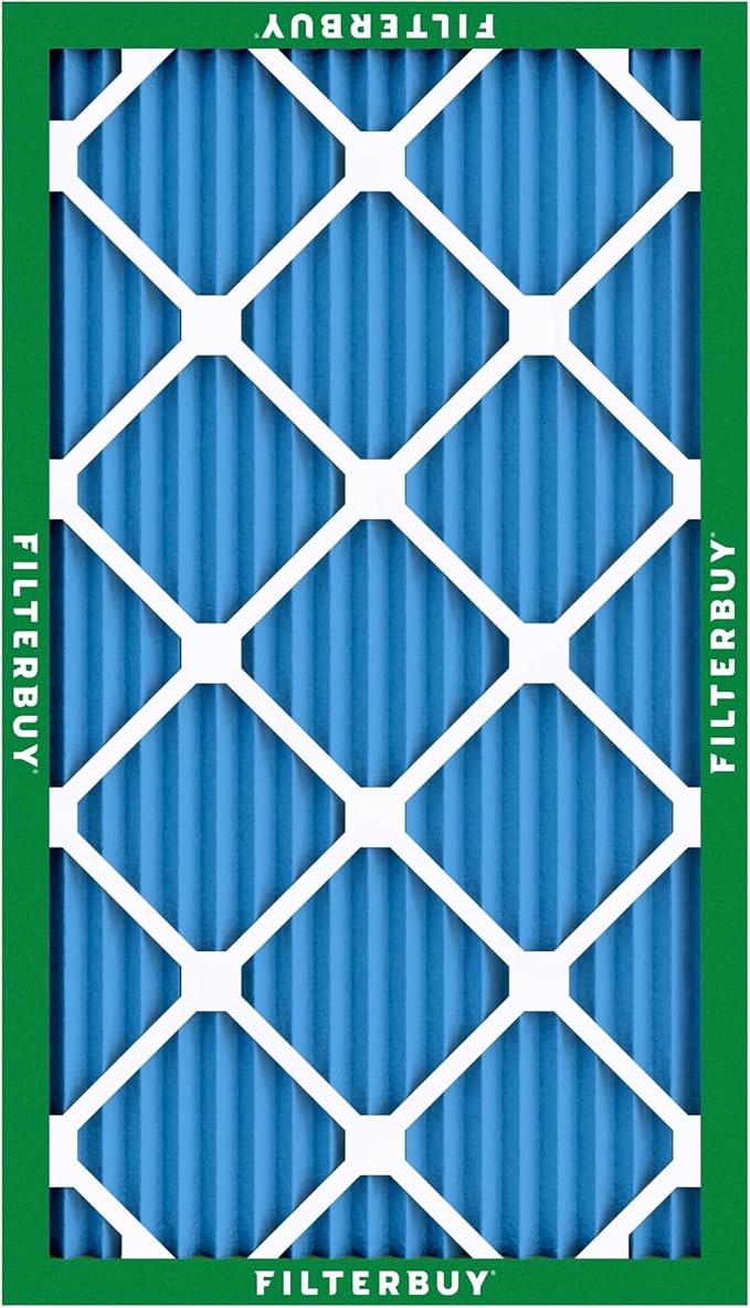 Filterbuy 24x36x1 Air Filter MERV 13 Optimal Smoke & Allergy Defense (2-Pack), Electrostatic Pleated HVAC AC Furnace Filters Replacement (Actual Size: 23.50 x 35.50 x 0.75)