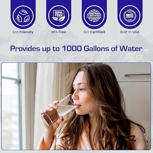 Crystal Quest Arsenic Removal/in-line Water Filter System Filters Up to 1000 Gallons - Inline Water Filtration for Refrigerator, Ice Maker, Water Cooler, Coffee Maker