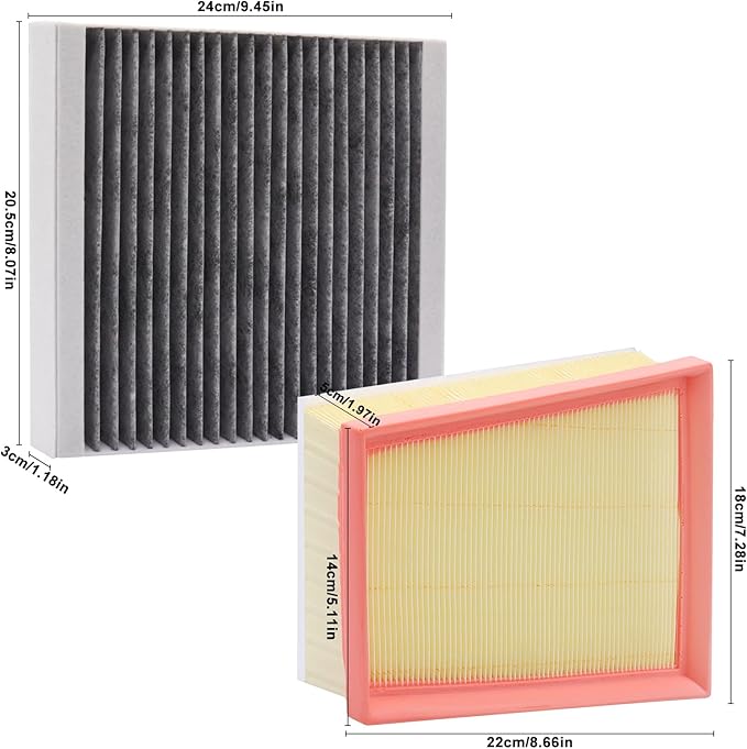 Comb Engine Cabin Air Filter for Chevrolet Trax 1.2L L3 2025 2024