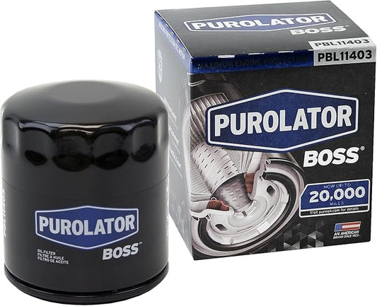 Purolator PBL11403 PurolatorBOSS Maximum Engine Protection Spin On Oil Filter Compatible With Chevrolet Equinox, Malibu, Cruze, Impala, Corvette, Camaro, GMC Terrain, Buick Envision and Cadillac ATS