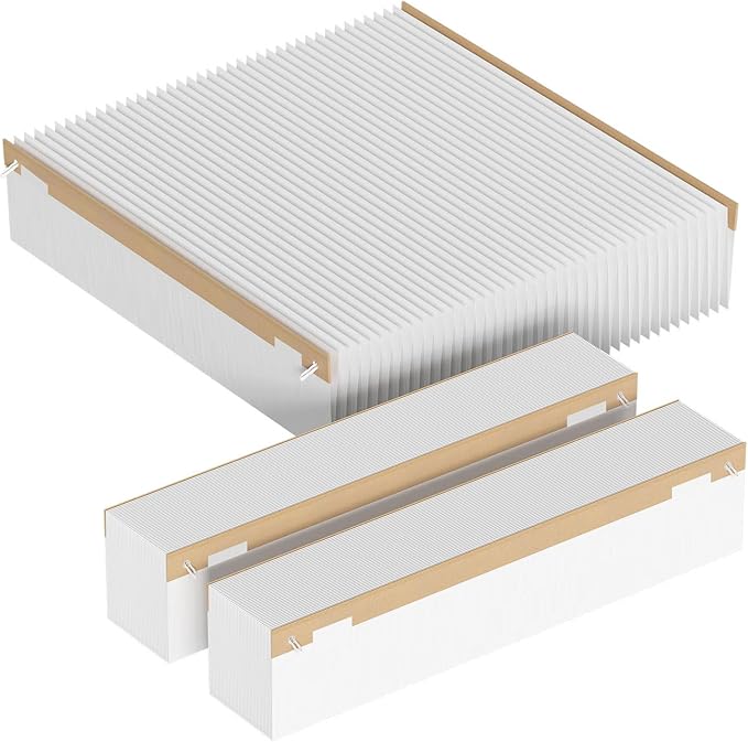 201 Replacement Filter MERV 13 Compatible with Aprilaire 2200, 2250, Space Gard 2200 Whole House Air Cleaner Purifiers and Lennox PMAC-20C (Lennox X0445), MERV-13 Air Filter, 3-Pack