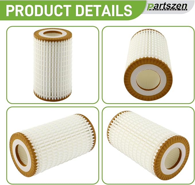 05102905AB Oil Filter with O-rings Fit for Mercedes-Benz AMG E300 E550 C320 C230 CL550 CLK55 2005-2011