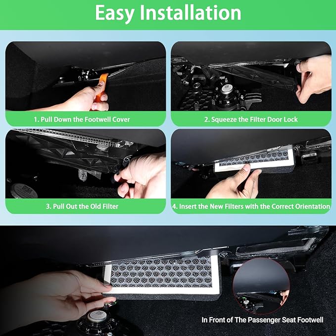 Factory Tesla Model 3 Model Y Windshield Wiper Blades 2017-2025 26"/19" with HEPA Air Filter for Model Y Model 3 2016-2025 2 Pack Cabin Air Filter with Activated Carbon And 1 Pcs Car wash towel