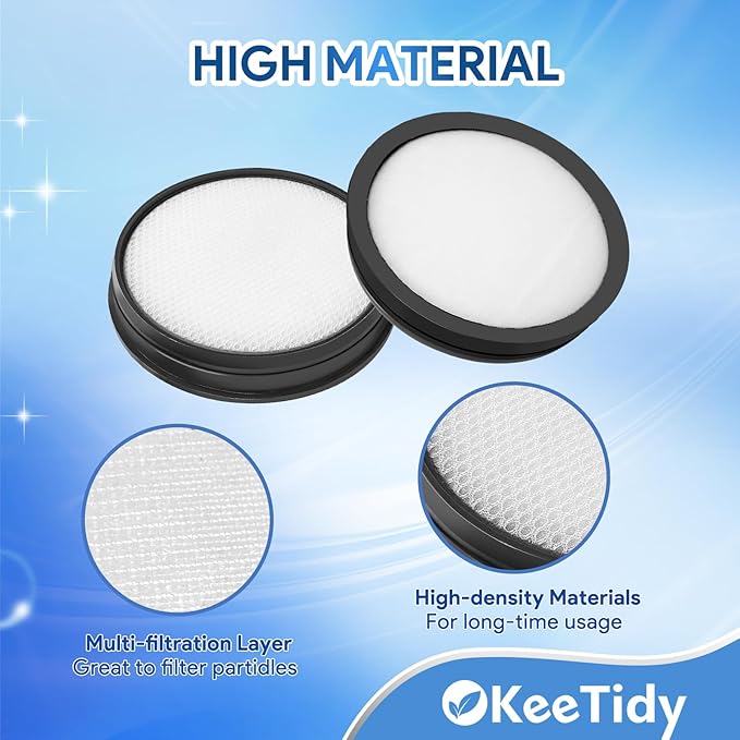 Replacement Vacuum Filters Compatible with Hoover UH70905 UH70400 UH72400 Windtunnel 3 Pro Steerable Pet Bagless Upright Vacuum, Replaces Part # 303903001, 2 Pack