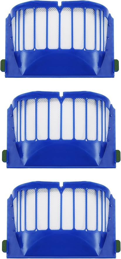 3 Pack Hepa Filter Vacuum Cleaner Kit For iRobot Roomba 500, 600 Series (550 560 650 620)