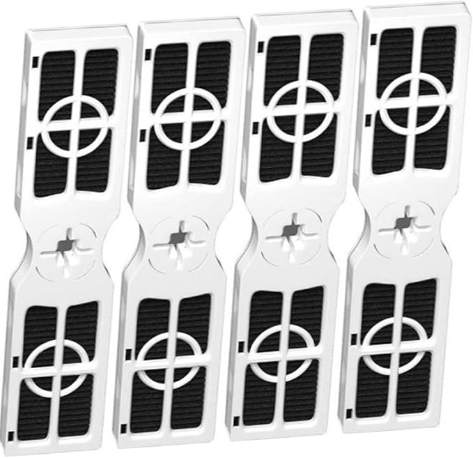 4 Pack AF-2 RAF-2 Replacement Refrigerator Air Filter Compatible with Frigidaire FRGPAAF2 PureAir Refrigerator Air Filter