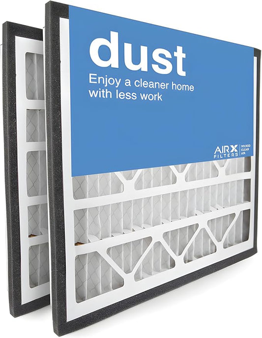 AirX Filters 20x20x3 Air Filter MERV 8 Return Air Grille Filter, 2-Pack