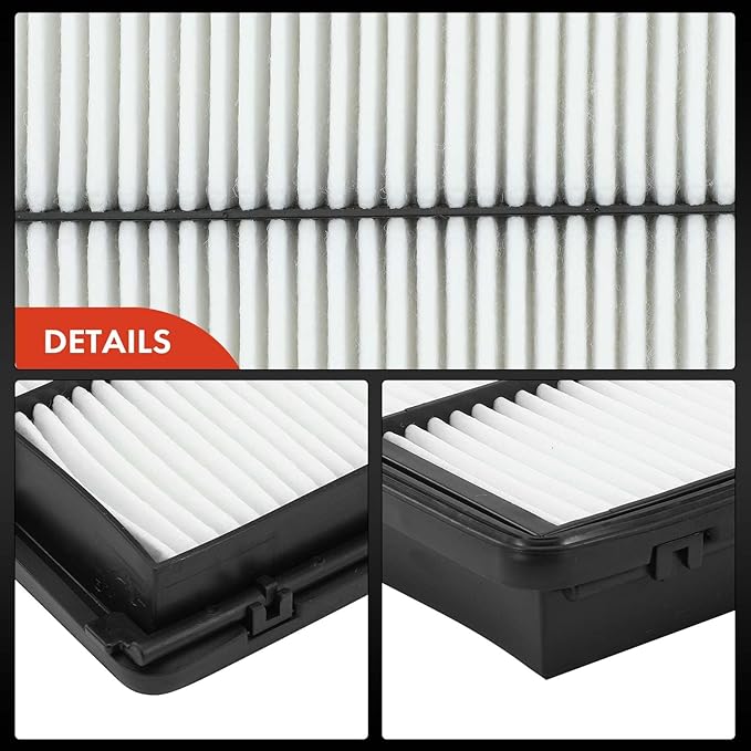 A-Premium Engine Air Filter Compatible with Hyundai Santa Fe 2019-2020, Palisade, Santa Fe Sport & Kia Sedona 2015-2021, Sorento 2016-2020, Telluride 2020-2023, Rigid Panel, Replace# 28113A9100