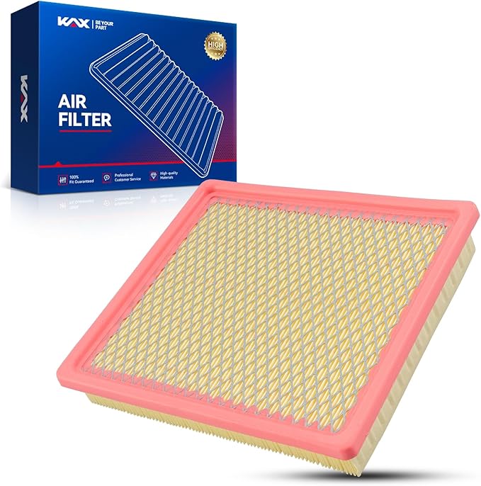 KAX Engine Air Filter, CA9054 Replacement for Chrysler, Dodge, Volkswagen Models Town & Country 2001-2010, Grand Caravan 2001-2010, Avenger 2008-2014, Caravan, 200, Sebring, Voyager, Routan