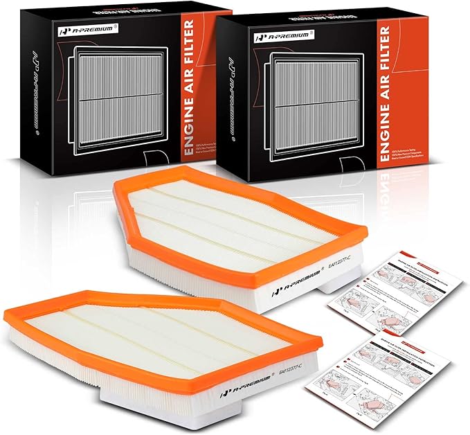 A-Premium Engine Air Filter Compatible with BMW 750i xDrive/Alpina B7 2020-2022, M550i xDrive 2020-2022, M850i xDrive 2019-2023, Alpina B8 Gran Coupe 2022-2023, M850i xDrive Gran Coupe 2020-2023
