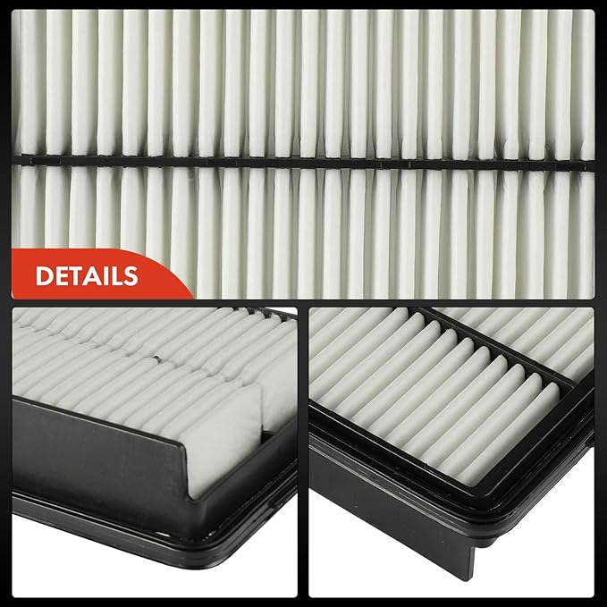 A-Premium 2-PC Engine Air Filter Compatible with Hyundai Elantra(17-20), Kona(18-23) & Kia Forte(19-23), Forte5(20-23), Soul(20-23) - 1.4L 1.6L 2.0L
