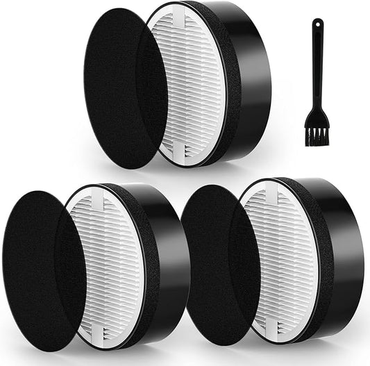 LV-H-132 Replacement Filter Compatible with LEVOIT LV-H-132 Air Puri-fier Replacement Filter, Part # LV-H-132-RF, 3 Pack