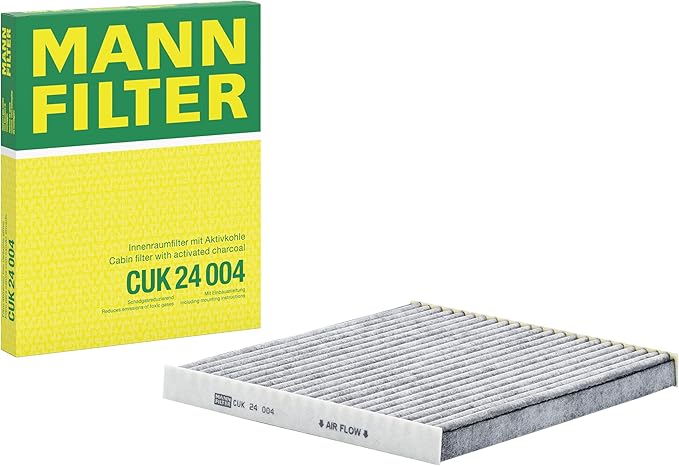 MANN-FILTER CUK 24 004 Cabin Air Filter - Pollen Filter with Activated Carbon