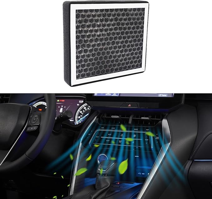 CF10285 Cabin Air Filter with Activated Carbon Beads – Fits for Toyota & Lexus Vehicles: Camry, RAV4, Highlander, Corolla, 4Runner, Tundra, Prius, Subaru, Avalon | Honeycomb Structure