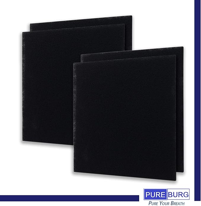 PUREBURG Replacement Filter Set Compatible with Coway AP-1512HH AP-1518 & AIRMEGA 200M Mighty Air Purifiers,2-Pack H13 HEPA + 4 x Activated Carbon Pre-Filter Air Clean VOCs Odor