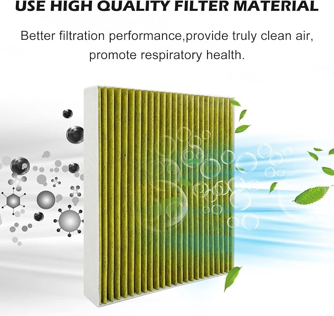 Cabin Air Filter JM542 Fits for 2021-2025 Bronco Sport, 2020-2025 Ford Escape, 2021-2025 Mustang Mach-E, 2020-2025 Explorer, Lincoln Aviator, Corsair, Maverick,CF12772