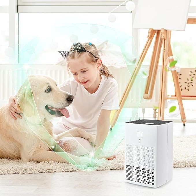 AM120 Air Purifier Replacement Filter, 3-In-1 Activated Carbon Filters Set, Efficiency Activated Carbon, 1 Pack
