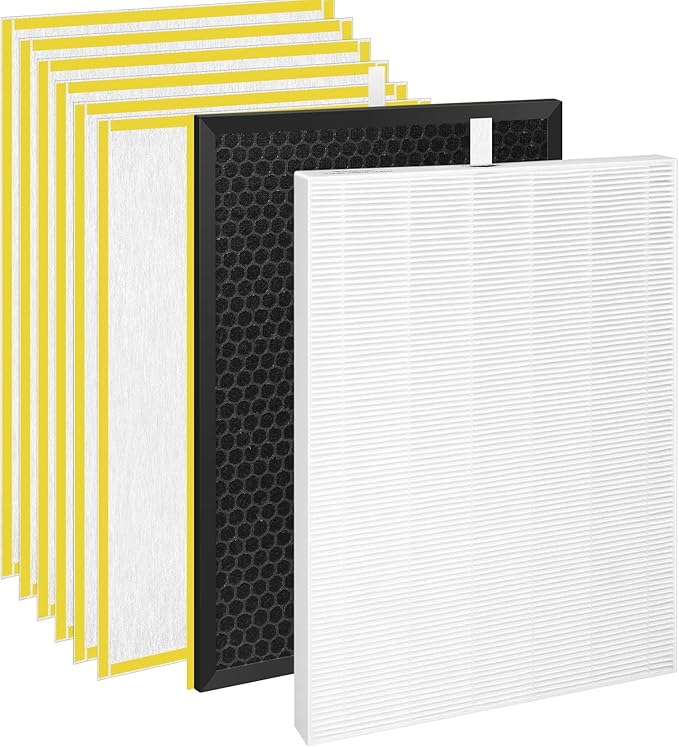 HR900 Replacement Filter-Compatible with Winix HR900 Ultimate Pet Air Purifier,Part#1712-0093-00 Replacement Filter T and 1712-0094-00 Replacement U