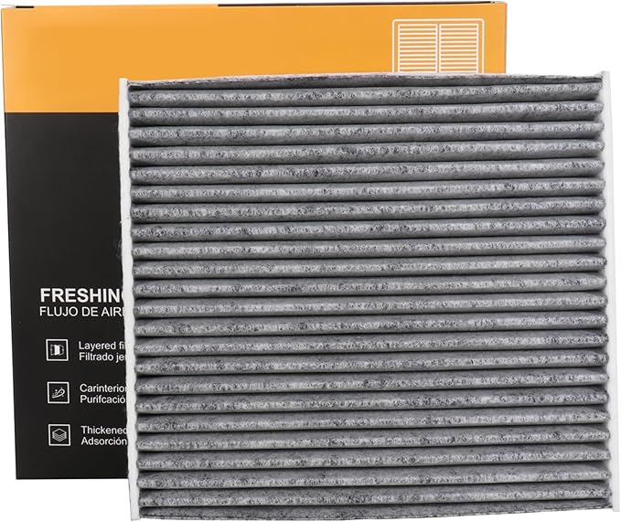 87139-YZZ20 Cabin Air Filter with Activated Carbon Compatible with 2005-2017 Toyota,87139-YZZ10 87139-YZZ08 Compatible with 2006-2015 Lexus,Replaces CF10285 CP285 C3566
