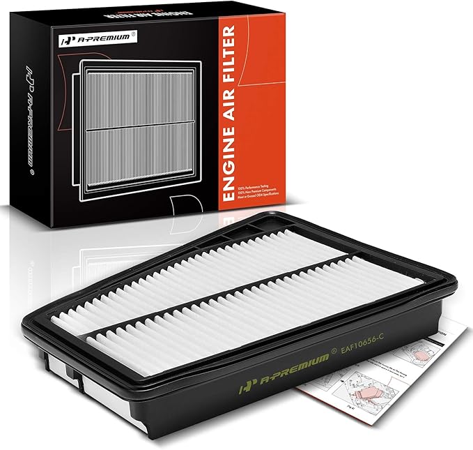 A-Premium Engine Air Filter Compatible with Hyundai Genesis 2009 2010 2011 3.8L, Replace# 281133M000, 28113-3M000
