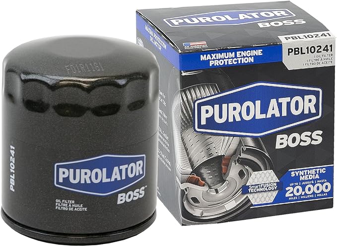 Purolator PBL10241 PurolatorBOSS Maximum Engine Protection Spin On Oil Filter Compatible With Ford Escape, Fusion, Focus, Edge, Explorer, Ranger, Fiesta, Toyota Tacoma, 4Runner, Tundra and Sienna