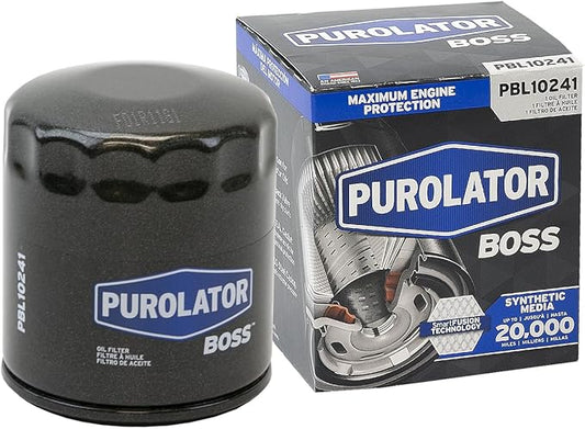 Purolator PBL10241 PurolatorBOSS Maximum Engine Protection Spin On Oil Filter Compatible With Ford Escape, Fusion, Focus, Edge, Explorer, Ranger, Fiesta, Toyota Tacoma, 4Runner, Tundra and Sienna