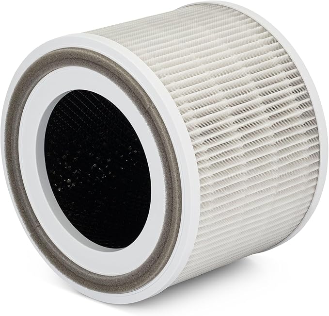 Crane Genuine Air Purifier Replacement Filter For Model EE-5075, HS-1964, HEPA Air Filter Replacement, Pack Of 1, 3-Stage Filtration For Better Indoor Air Quality