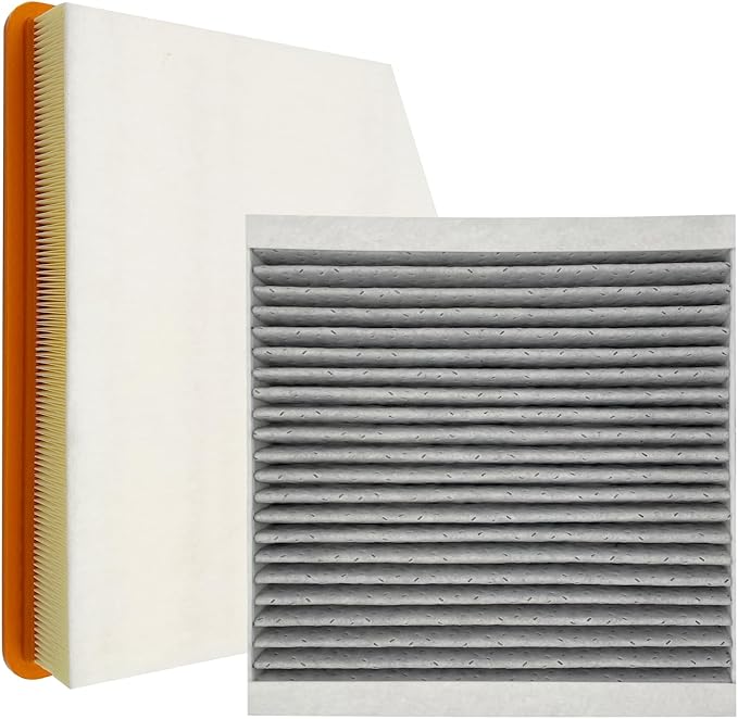 Cabin and Engine Air Filter Fits for 2019-2025 Chevrolet Silverado 1500, Tahoe, Suburban, Sierra 1500, Yukon, Yukon XL, Escalade, Fits 13356916, 84121219, CF11966, CA12404