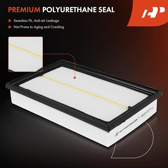 A-Premium Front Engine Air Filter Compatible with Volkswagen Jetta 2019-2023, Golf 2019-2021, Golf SportWagen 2019, Taos 2022-2023, 1.4L 1.5L