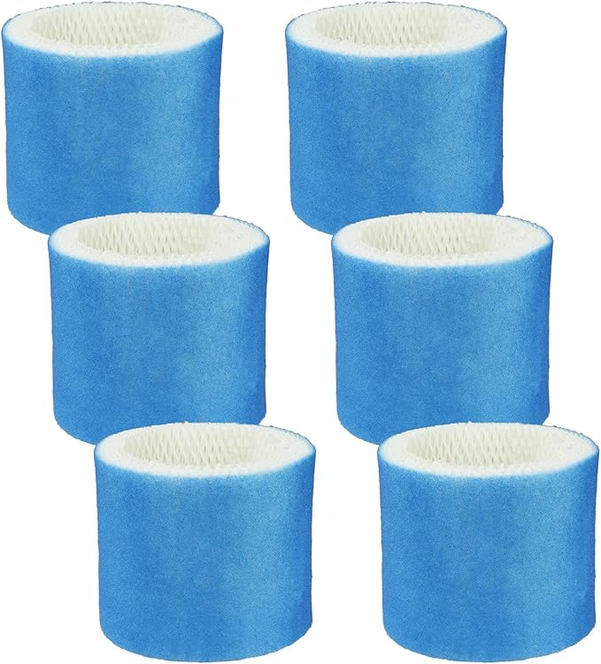 Lemige 6 Pack Upgraded HC888 Series Filters C Compatible with HC-888, HC-888N, HC-888, HC-888N, HCM-890, HEV-320 Series, for Duracraft DCM-200, DH-890, for Walgreens Cool Mist Humidifiers 890-wgn