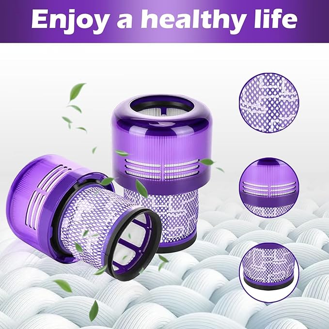 Suitable for Dyson V15/V11/SV14 handheld wireless vacuum cleaner accessories Purple vacuum cleaner filter element filter filter net