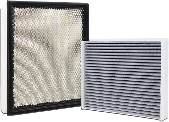 FA1950 Engine Air Filter and FP79 Cabin Air Filter kit Compatible with 2020-2025 Ford F250 F350 Super Duty 2020-2024 F450 F550 F600 Super Duty Replaces WA10906 CF12150