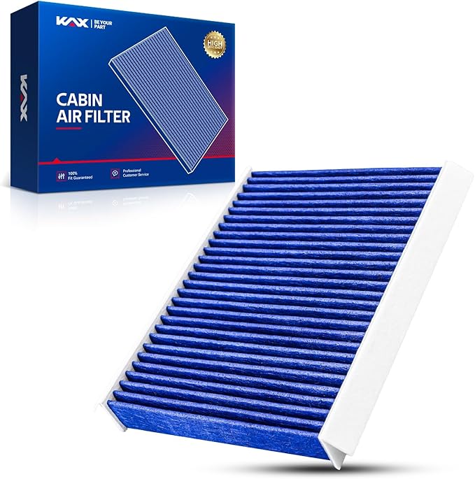 KAX Premium Cabin Air Filter with Dual Active Carbon, CF11810 Replacement for Jeep Compass 2017-2026, Renegade 2015-2023, Fiat 500X 2016-2023, Fiat 500L 2014-2020, Dodge Hornet, Alfa Romeo Tonale
